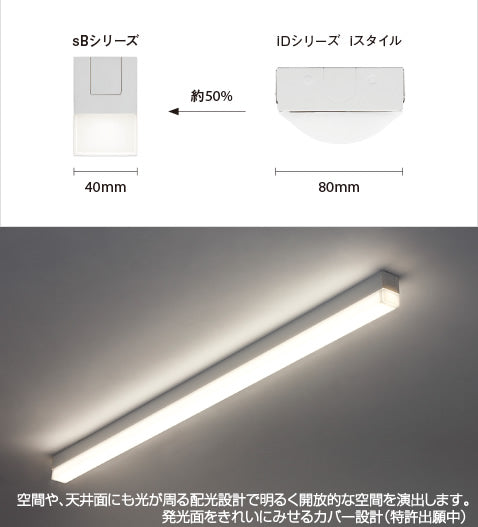 パナソニック 一体型配線ダクト用LEDベースライト sBシリーズ 低光束