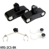 【在庫品】カメダレールソケットW 配線ダクト用LEDベースライトソケット2灯タイプ KRS-2CS-BK [ブラック][ランプ別売]